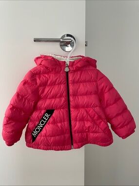 Moncler Pink Puffer 12-18m